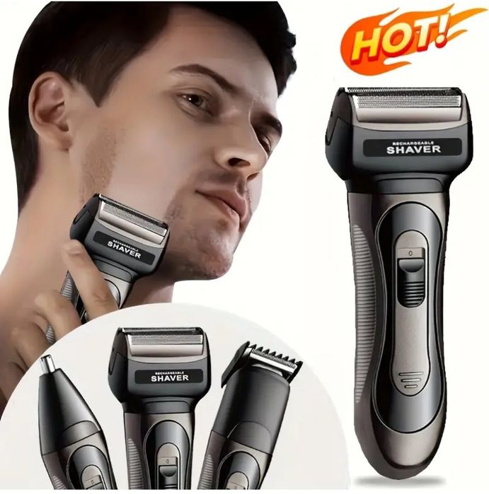 Aparat barbierit, 3 în 1, electric - NOU