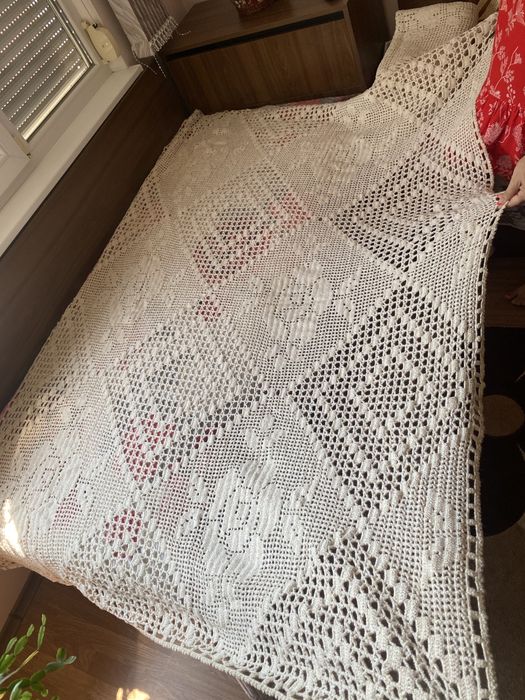 Плетено покривало за холна гарнитура