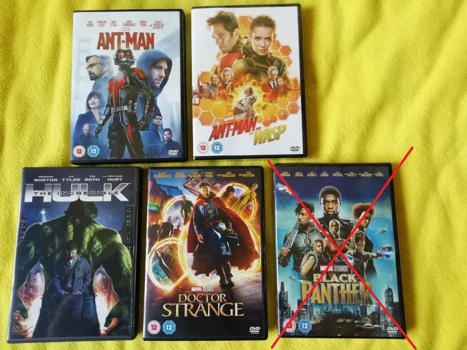 Marvel Cinematic Universe филми на DVD