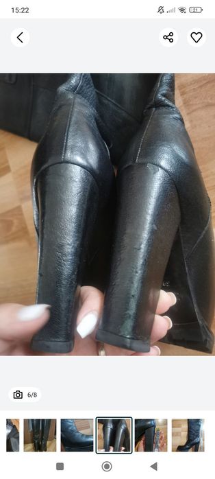Cizme elegante piele naturala 39