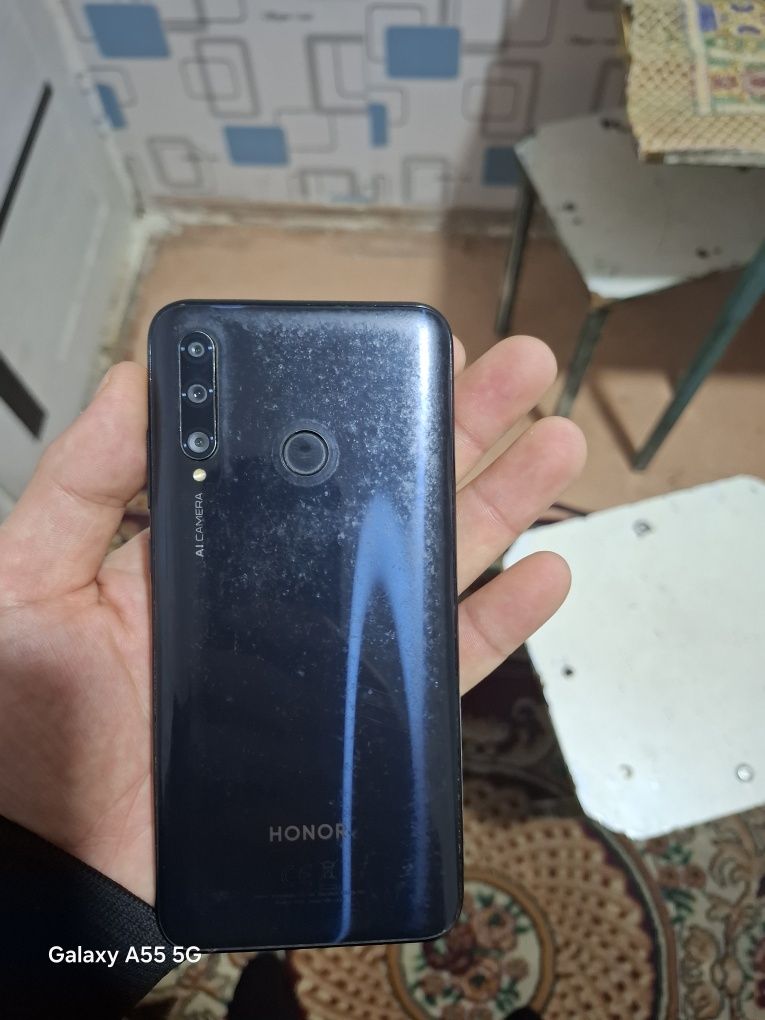 HONOR 10i orqa Kamera 25 MP  oldi Kamera 32 MP  XOTIRA 128
