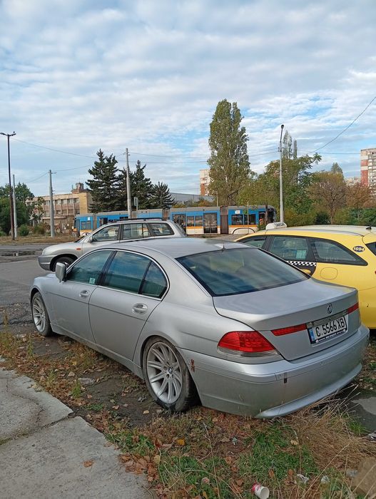 BMW 745il,в движение,кожен салон