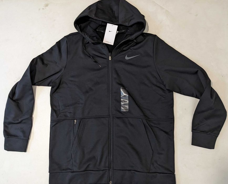 Nike Therma Fit Full Zipper мъжки черен суичър размер L от Сащ