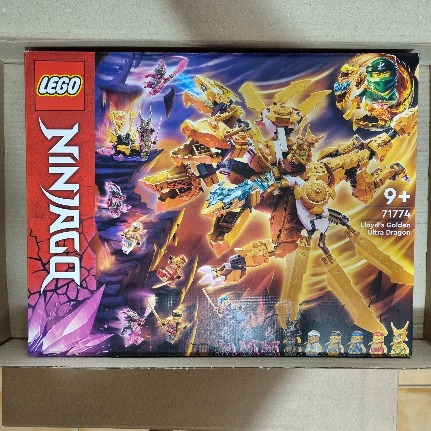 Lego Ninjago 71774 Sigilat Ultra dragonul auriu Lloyd