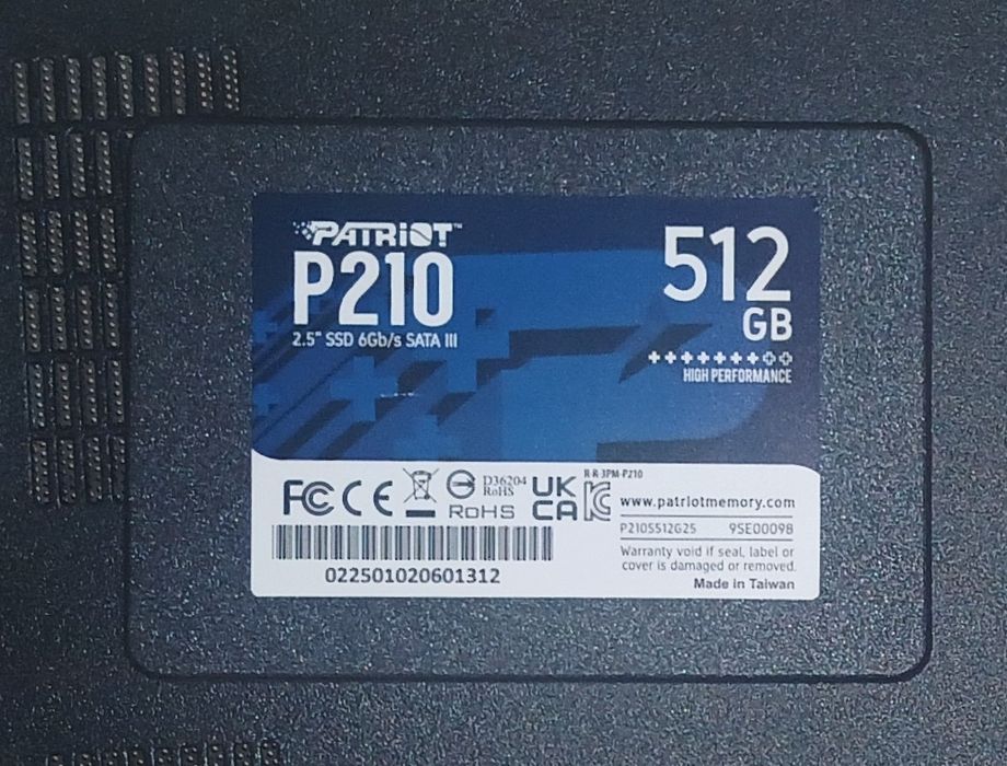 Patriot P210 512 ГБ SATA