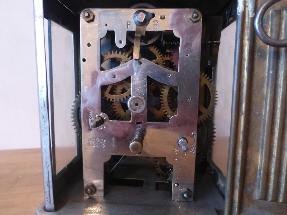 Немски настолен часовник с латерна JUNGHANS Юнгханс D.R.G.M. Жокер