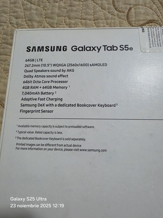 Tableta Samsung Galaxy Tab S5e LTE