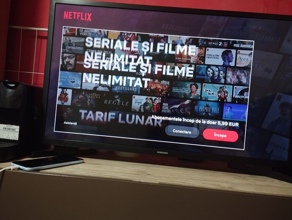 Vând televizor SAMSUNG merge yutub și Netflix