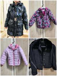 Куртки для девочек, размеры разные