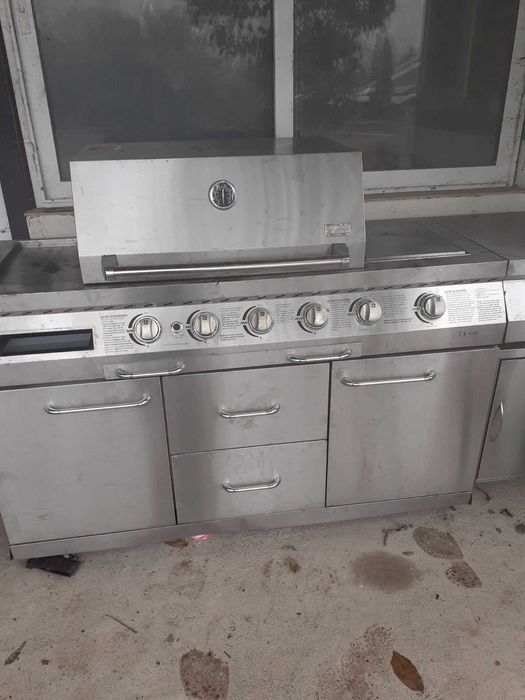 използвано, професионално барбекю