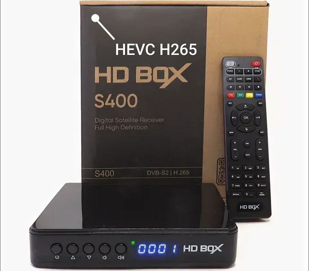 Спутниковый HDTV ресивер HD BOX S400 H265