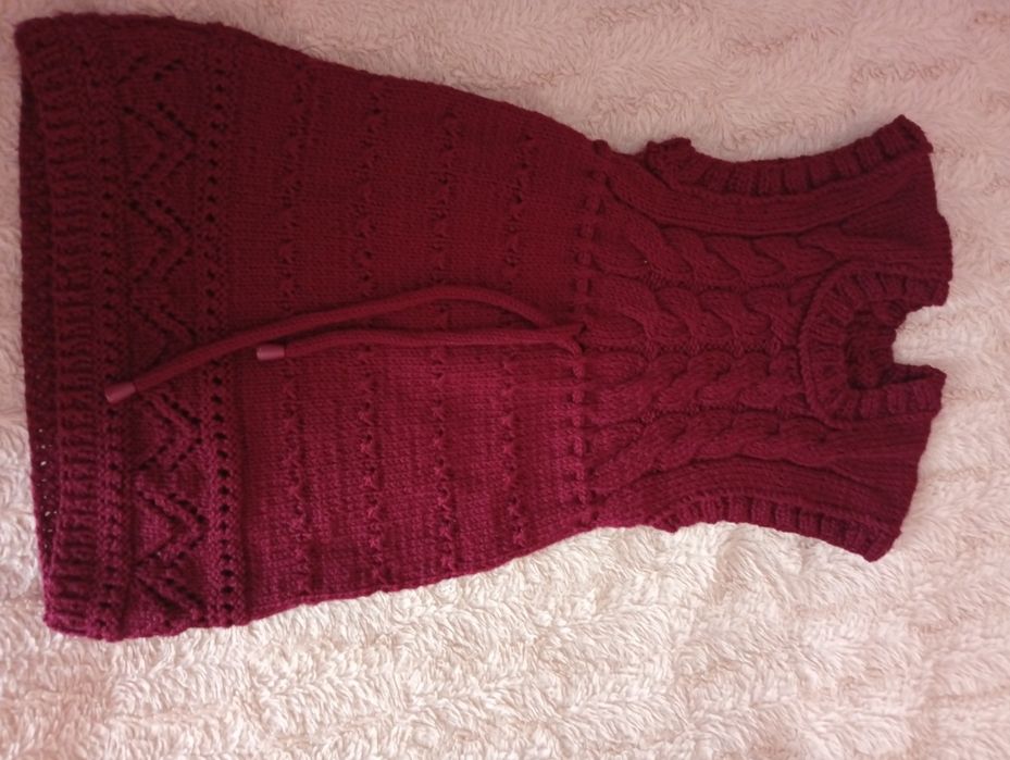 Продам детский вязаный сарафан