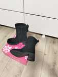 Botine dama mărimea 37.  Îmblănite Noi cu eticheta