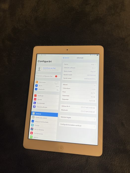 Apple iPad Air 9,7” impecabil