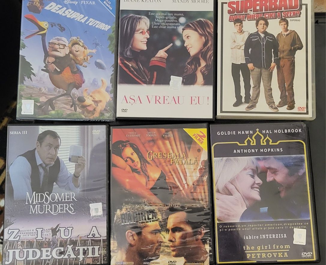 Vând filme,DVD originale,  4 filme 20 lei
