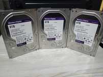 8TB HDD WD Purple почти новые, включали для проверки, месяц гарантия