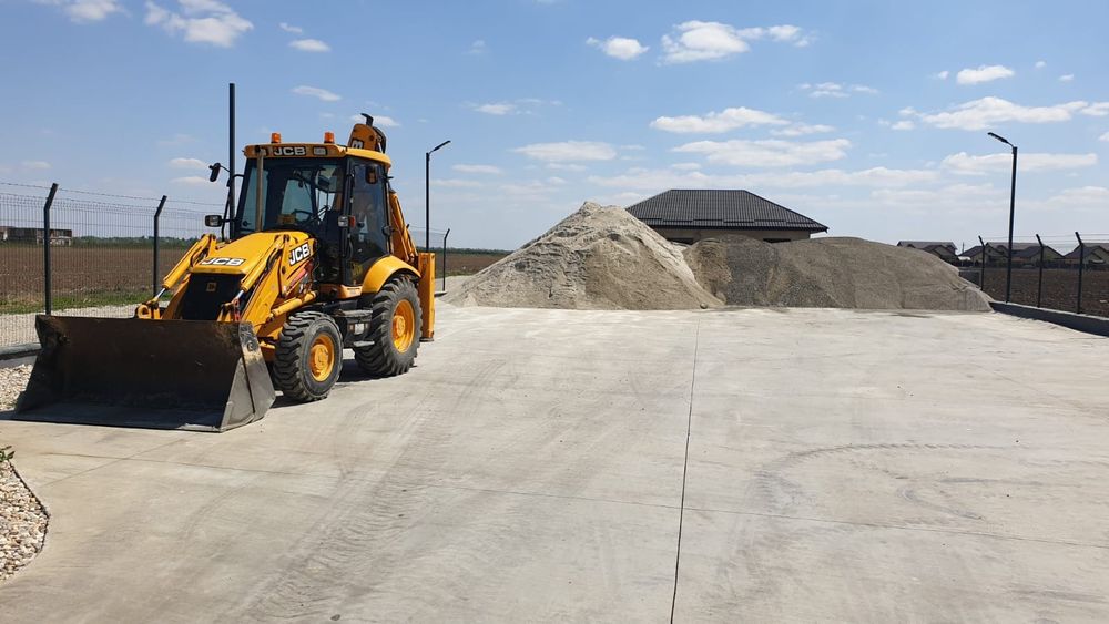 Transport nisip si agregate de balastiera