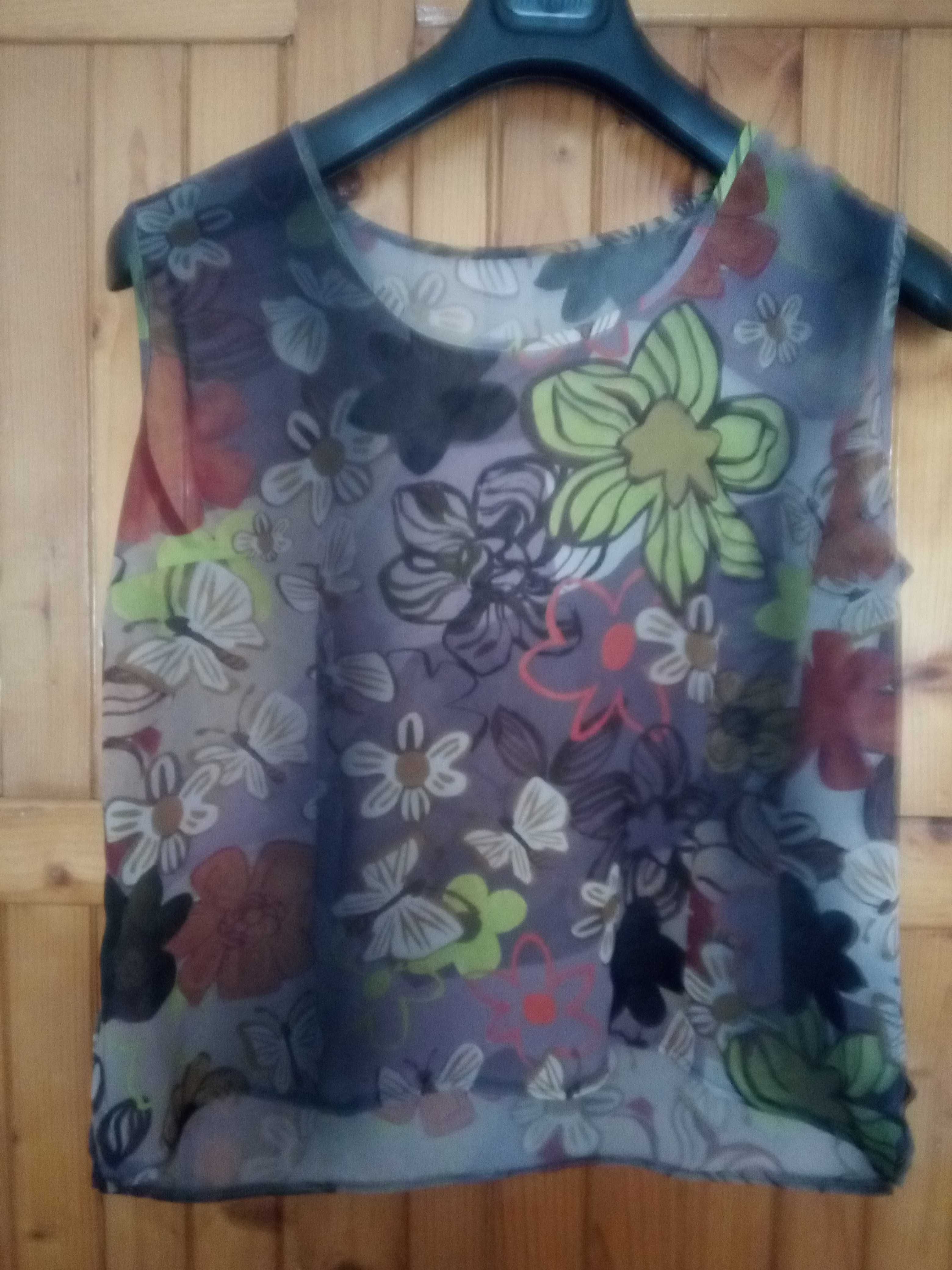 Bluza cu imprimeuri florale
