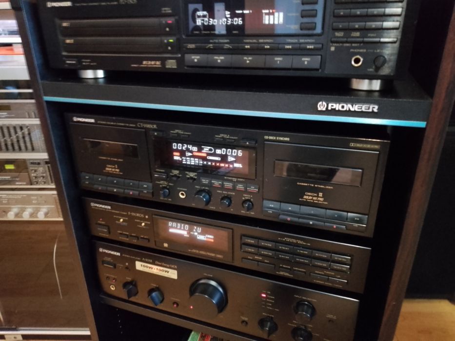 Amplificator Pioneer A 505 r/  Cd Player Pioneer, Deck Pioneer , Rack
