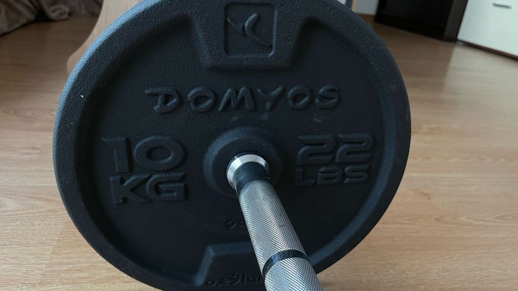 DOMYOS Bara Haltera Greutăți 6 KG (Decathlon)