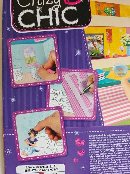Album Crazy Chic decoreaza cu stil de la Clementoni