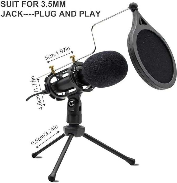 Microfon profesional recording podcast, conferinte