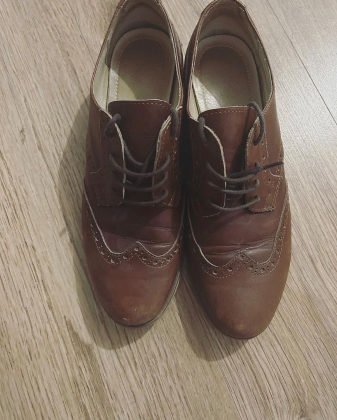 Pantofi Oxford piele naturală