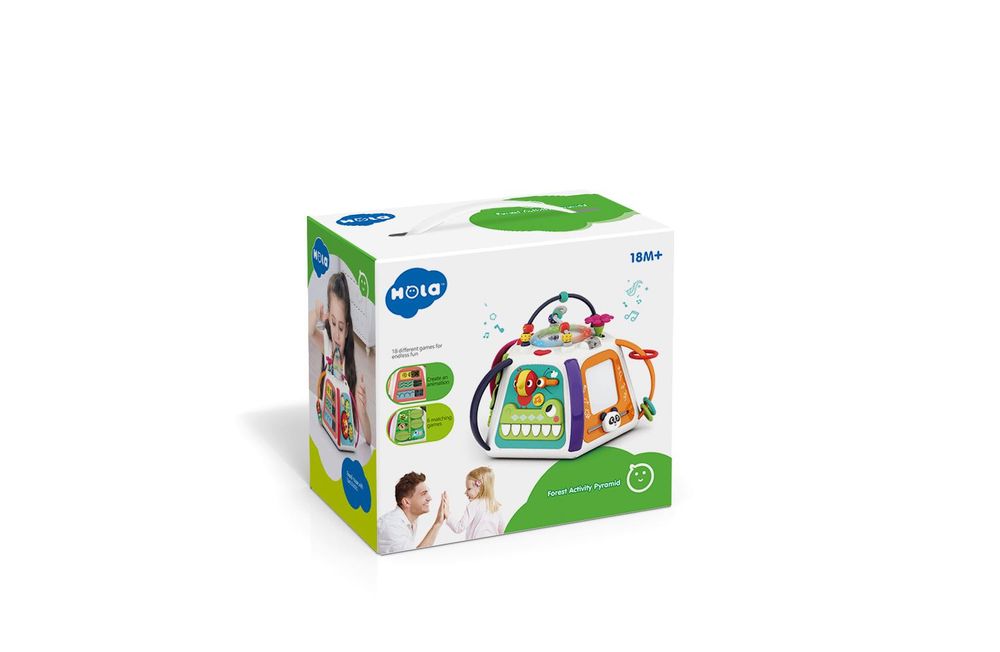 Детска играчка Hola Toys - Активен център, Пирамида