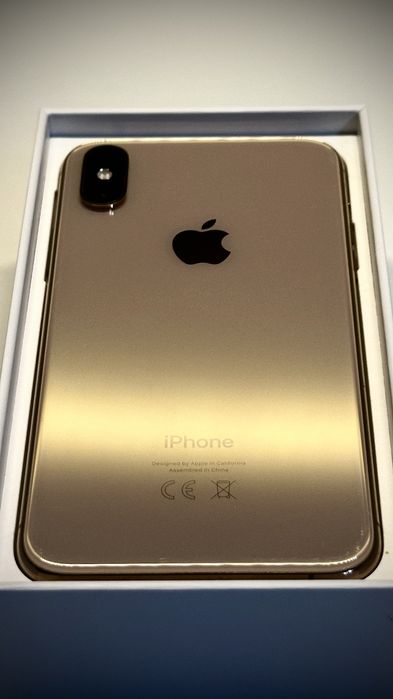 iPhone XS 256GB Gold Отлично състояние Първа ръка