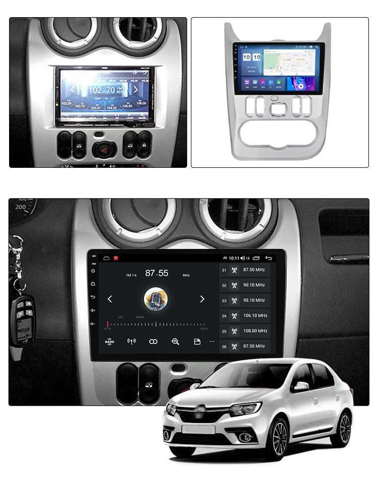 Navigatie Renault Logan 2009-2015, 9INCH 8+128 GB RAM, Android 14