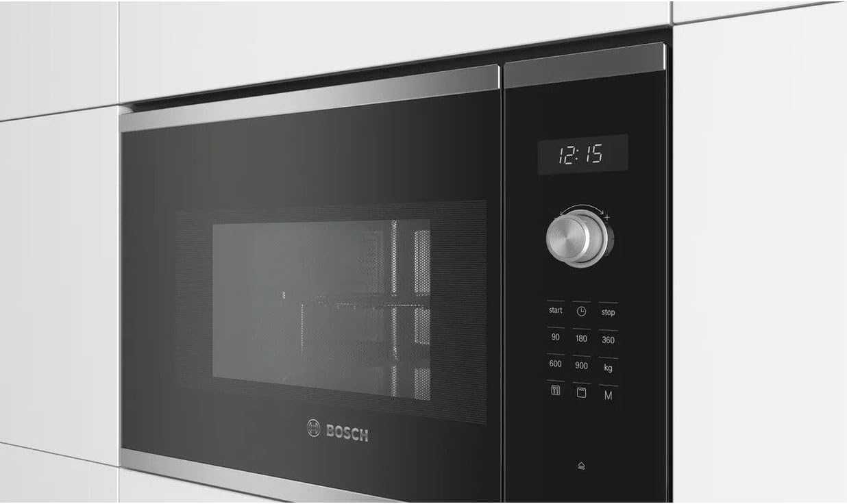 Микровълнова фурна с грил за вграждане Bosch 25L (BEL554MS0)