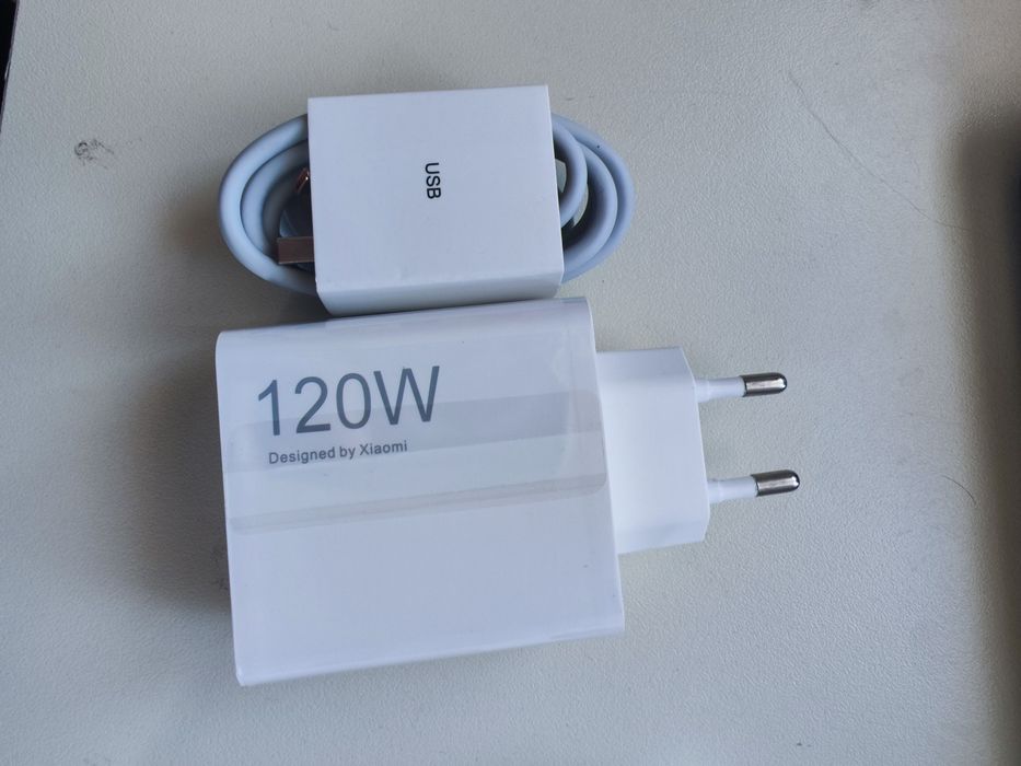 Оригинално зарядно Xiaomi 120W бързо Turbo зареждане