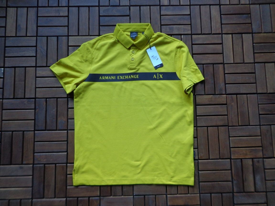 Мъжка поло тениска Armani Exchange Logo Polo T-shirt