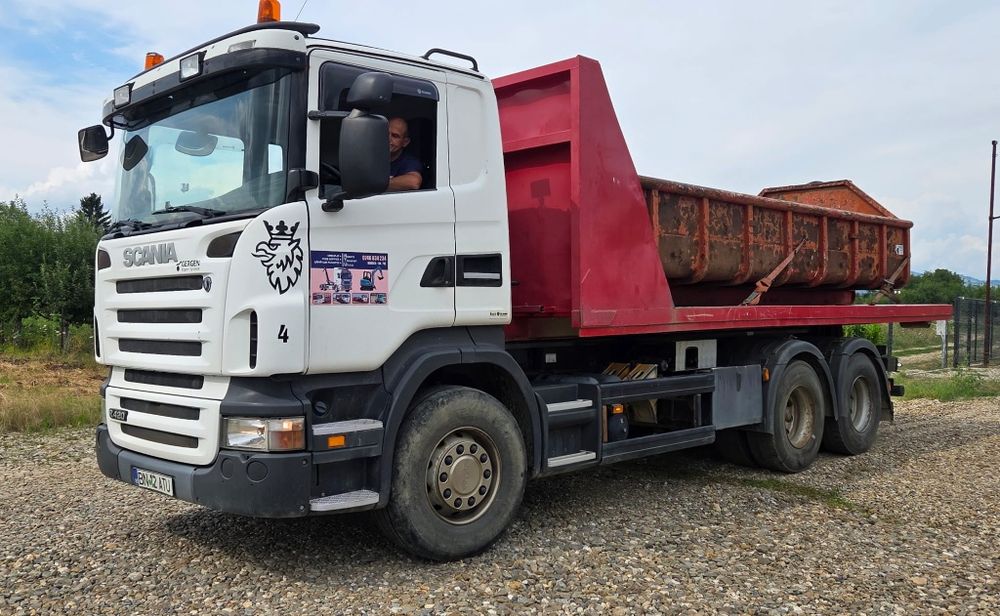 Vand camion abrollkiper Scania R420