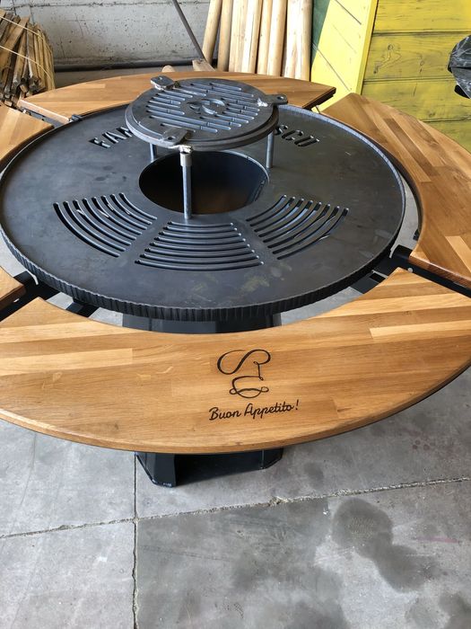 Grătar plită rotundă 900 mm