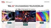 Televizor TCL 65C745 QLED 144Hz UHD SMART Google TV Гарантия+Доставка