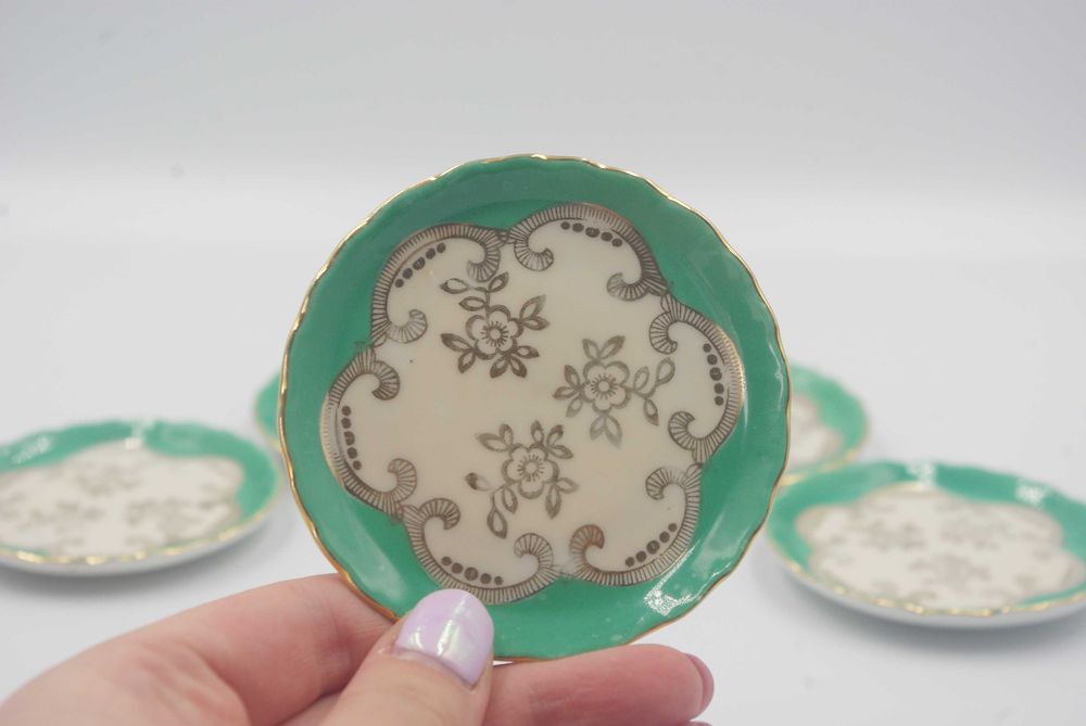 Set de 4 + 1 farfurioare vintage Oscar Schlegelmilch Germania