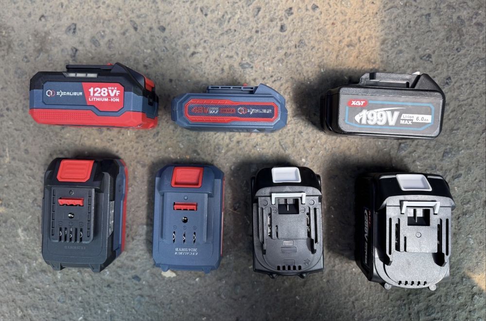 Аккумуляторы для электроинструментов: шуруповерт, болгарка, перфоратор