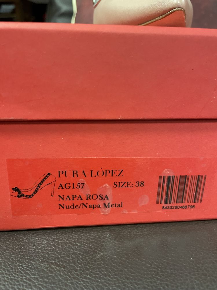 Дамски обувки на ток Pura Lopez