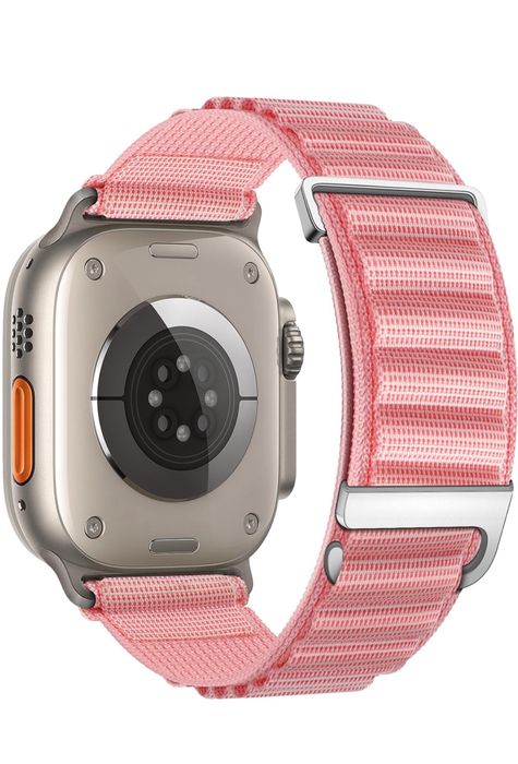 Curea Husa Nylon Double Metal Double Compatibila Ceas Apple Watch