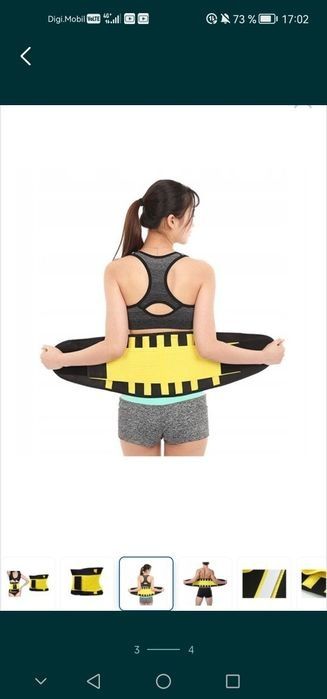 Centura modelatoare fitness pentru slabit