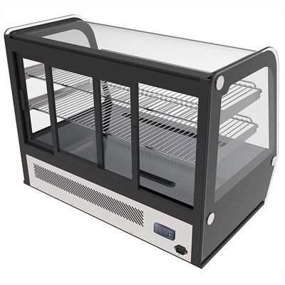 Vitrina de banc Lisa 66 cm / Refrigerare sau Vitrina calda / INOX