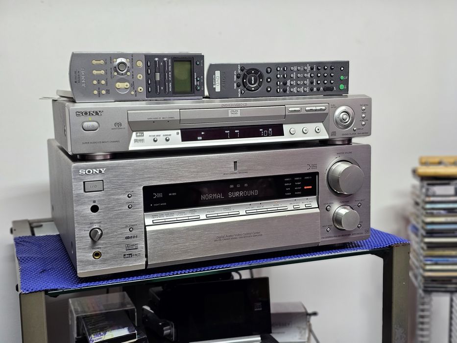 Receiver Sony STR-DB1080 QS +Dvd player DVP-NS705V cu telecomenzi