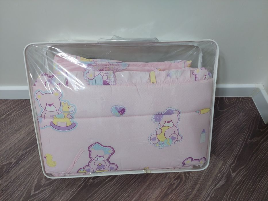 Отдам бортики для кроватки за 1кг яблок