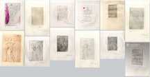 Mihai RUSU (1925-2013) Gravuri Grafica Grafician Roman Gravura anii 90