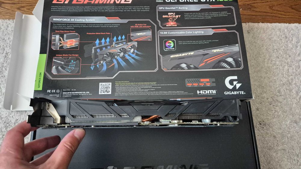 Vand Gigabyte GTX 1080