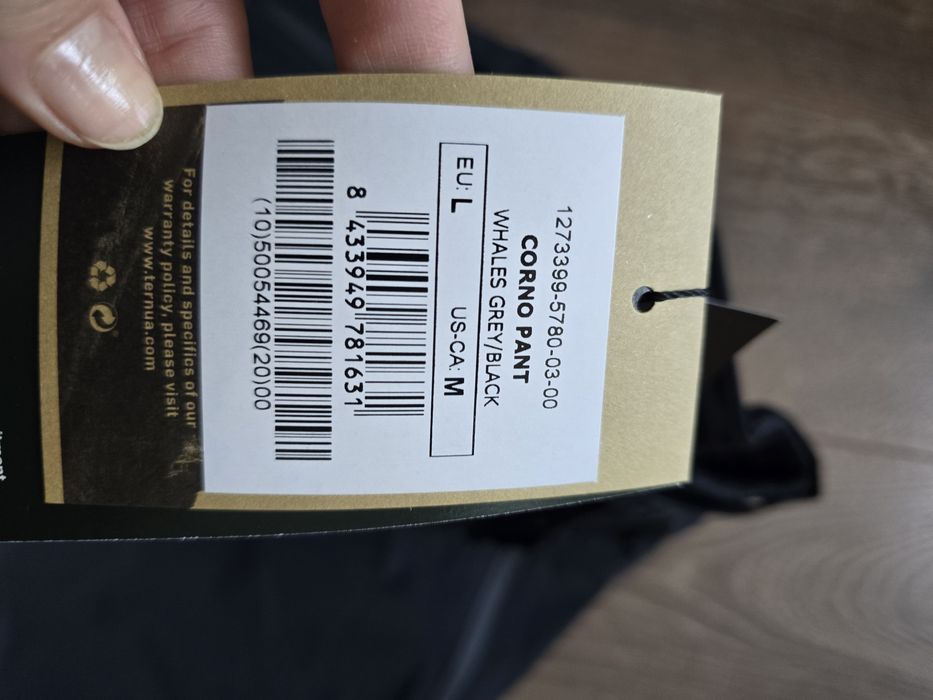 Pantaloni trekking Ternua Corno Pt Whales Gray Black