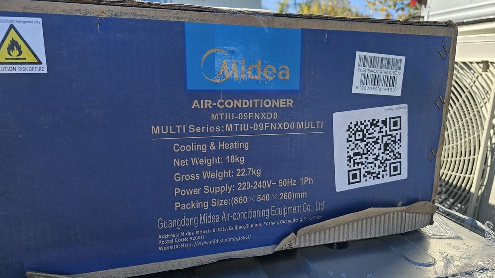 Вътрешни канални климатични тела за преработка в конвектори 2 и 5 kw