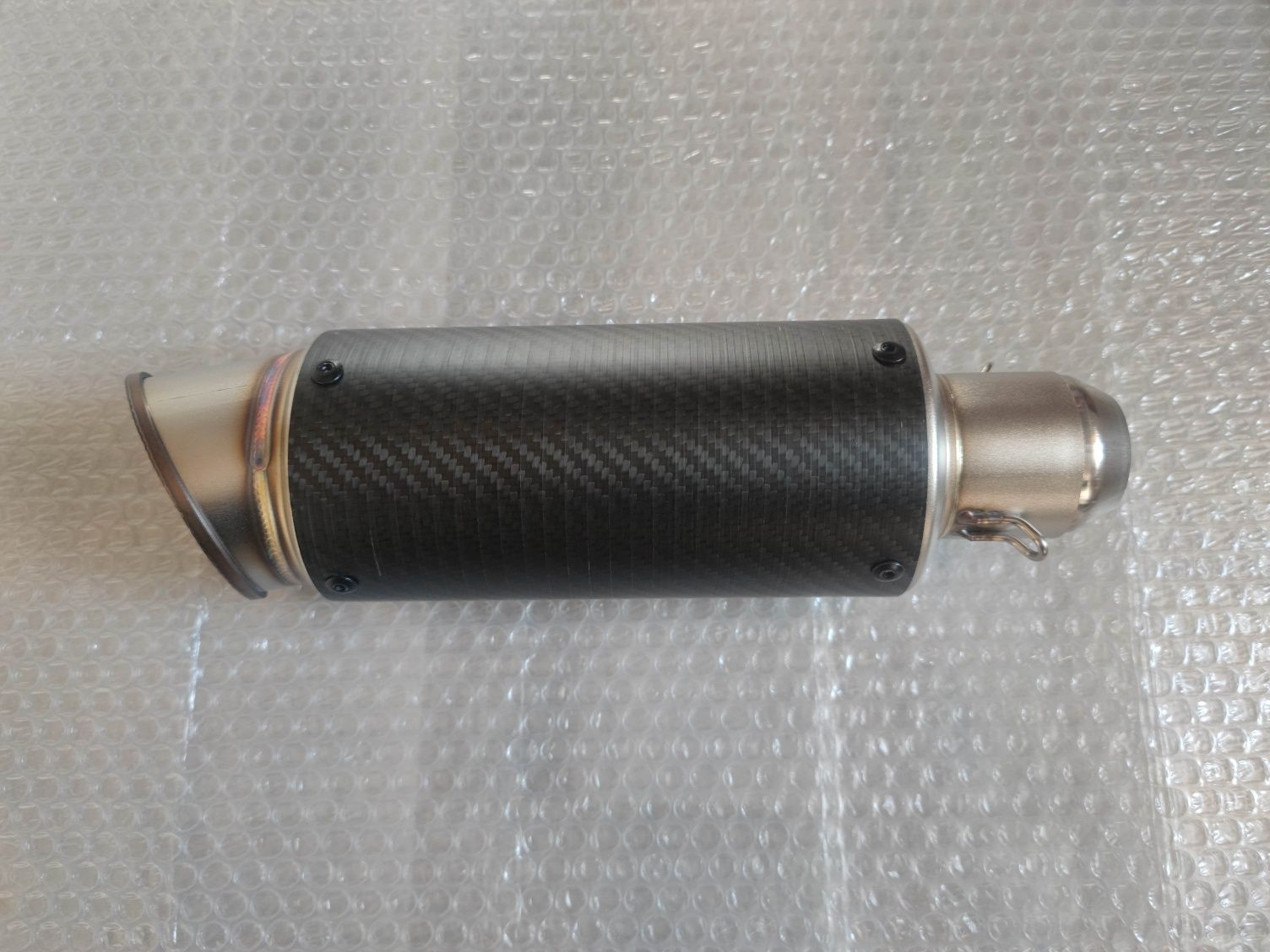 Toba Evacuare carbon 30cm moto finala Akrapovic eșapament tobe sport