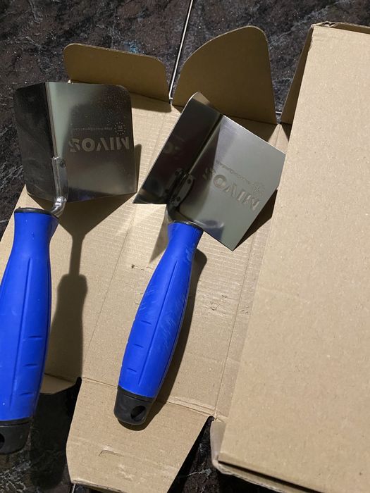 Mivos 2 x Мистрия за ъгли от неръждаема стомана 80 x 60 мм